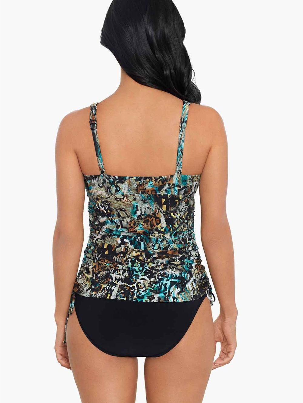NWT Magicsuit Dani Tankini Top in Posh Mosh size 12 bathing suit leopard - Picture 8 of 9